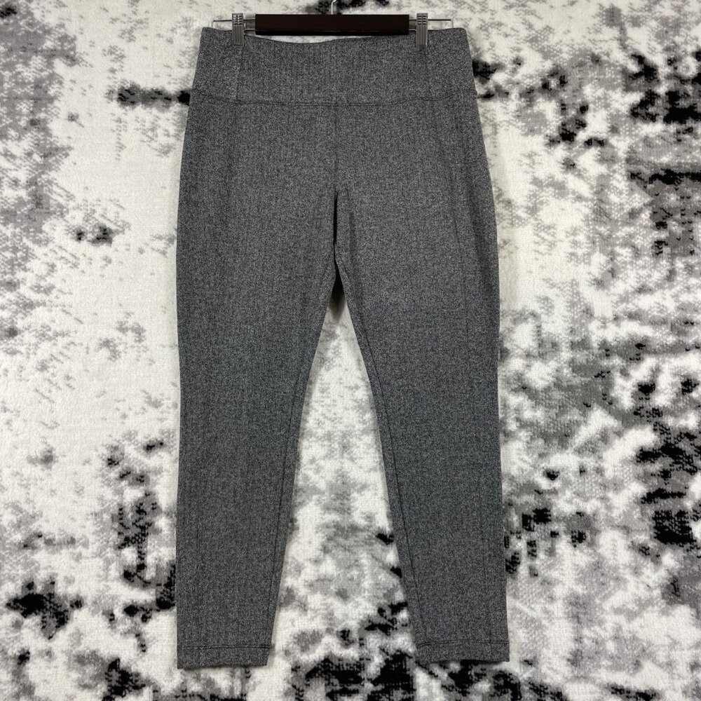 Gray Women's Ponte Knit Ankle Pants